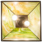 Meyda Lighting Elk at Dawn 22" 2-Light Cafe Noir Pendant Light With Avocado Smooth Shade Glass