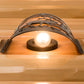 Meyda Lighting Elk at Lake 12" 2-Light Timeless Bronze Wall Sconce With Amber Mica Shade Glass