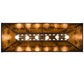 Meyda Lighting Elk at Lake 48" 6-Light Textured Island Pendant Light With Amber Mica Shade Glass