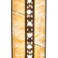 Meyda Lighting Elk at Lake 48" 6-Light Timeless Bronze Island Pendant Light With Beige Art Shade Glass