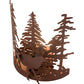 Meyda Lighting Elk through the Trees 11" Rust Wall Sconce
