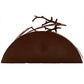 Meyda Lighting Elk through the Trees 11" Rust Wall Sconce