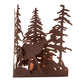 Meyda Lighting Elk through the Trees 11" Rust Wall Sconce