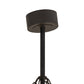 Meyda Lighting Elk through the Trees 45" 11-Light Oil Rubbed Bronze Chandelier With Silver Mica Shade Glass and Fan