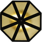 Meyda Lighting Eltham 16" 2-Light Timeless Bronze Flush Mount Light With Amber Shade Glass