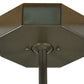 Meyda Lighting Eltham 241396 36" 4-Light Timeless Bronze Semi-flush Mount Light With Amber Shade Glass