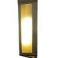 Meyda Lighting Eltham 7" Timeless Bronze Wall Sconce With Amber Shade Glass