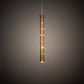 Meyda Lighting Emmentaler 2" Polished Brass Pendant Light