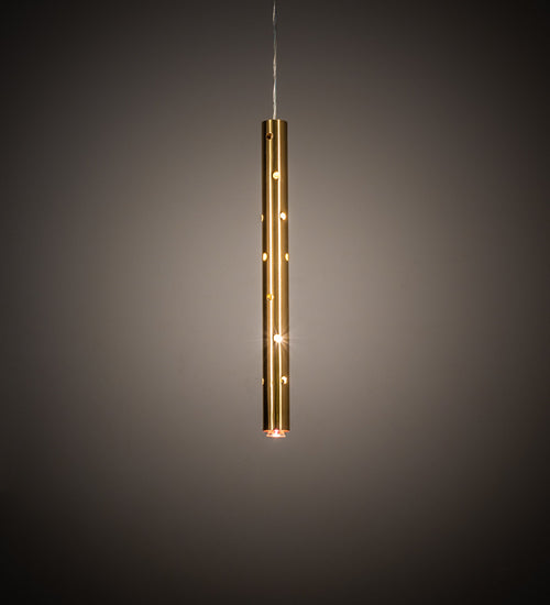 Meyda Lighting Emmentaler 2" Polished Brass Pendant Light