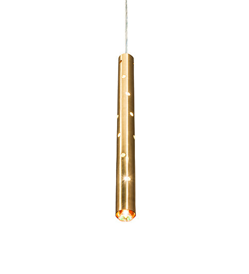 Meyda Lighting Emmentaler 2" Polished Brass Pendant Light