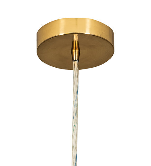 Meyda Lighting Emmentaler 2" Polished Brass Pendant Light