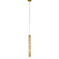 Meyda Lighting Emmentaler 2" Polished Brass Pendant Light