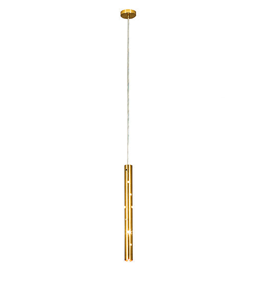 Meyda Lighting Emmentaler 2" Polished Brass Pendant Light