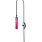 Meyda Lighting Emmentaler 5" Solar Black Wall Sconce With Medium Pink Shade