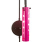 Meyda Lighting Emmentaler 5" Solar Black Wall Sconce With Medium Pink Shade