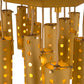 Meyda Lighting Emmentaler 51" 20-Light Gold & Black Island Pendant Light With Gold Anodized Aluminum Shade