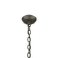 Meyda Lighting Emory 33" 6-Light Coffee Bean Chandelier With Ivory Faux Candlelight