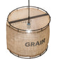 Meyda Lighting Empire 16" Dark Bronze Pendant Light With Brown Burlap Grain Sack Shade