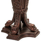 Meyda Lighting Empire 25" 2-Light Mahogany Bronze "S" Cluster Table Lamp Base