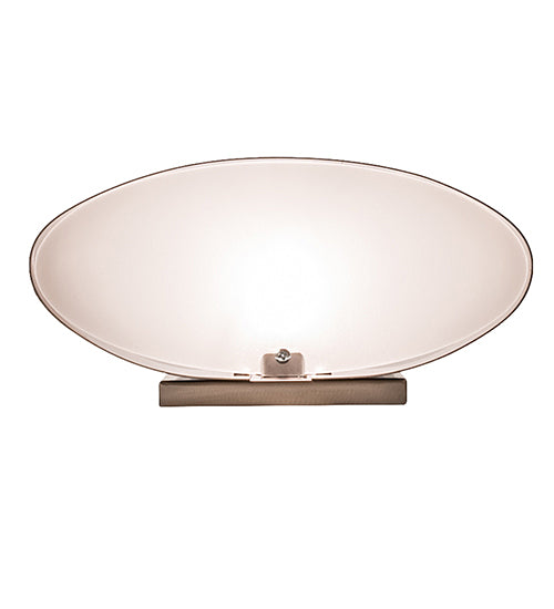 Meyda Lighting Envolver 9" Raw Steel With Clear Coat Wall Sconce With Contrail Mist Idalight Shade