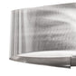 Meyda Lighting Envolver 9" Raw Steel With Clear Coat Wall Sconce With Contrail Mist Idalight Shade