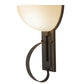 Meyda Lighting Erastos 13" Gilded Tobacco Wall Sconce With Beige Provostone Idalight Shade