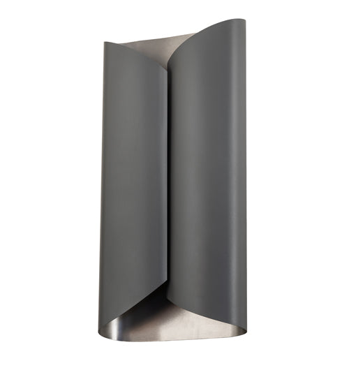 Meyda Lighting Escroe 12" Weatherable Dark Gray Wall Sconce