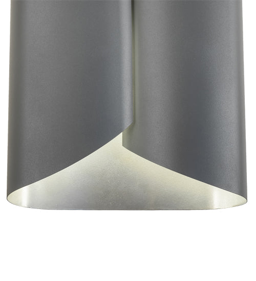 Meyda Lighting Escroe 12" Weatherable Dark Gray Wall Sconce