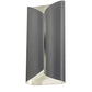 Meyda Lighting Escroe 12" Weatherable Dark Gray Wall Sconce