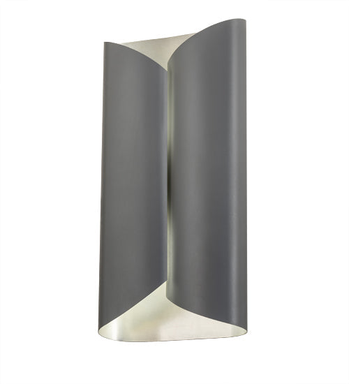 Meyda Lighting Escroe 12" Weatherable Dark Gray Wall Sconce