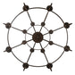 Meyda Lighting Estrella 45" 16-Light 2-Tier Chandelier With Amber Faux Candlelight