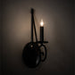 Meyda Lighting Estrella 5" Timeless Bronze Wall Sconce