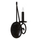 Meyda Lighting Estrella 5" Timeless Bronze Wall Sconce
