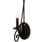 Meyda Lighting Estrella 5" Timeless Bronze Wall Sconce