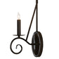 Meyda Lighting Estrella 5" Timeless Bronze Wall Sconce