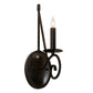 Meyda Lighting Estrella 5" Timeless Bronze Wall Sconce
