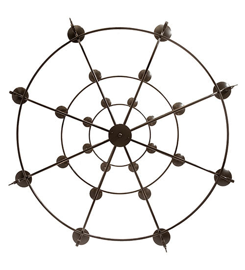 Meyda Lighting Estrella 60" 24-Light 3-Tier Timeless Bronze Chandelier