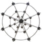Meyda Lighting Estrella 60" 24-Light Antique Iron Gate Chandelier With Amber Faux Candlelight