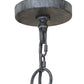 Meyda Lighting Estrella 60" 24-Light Antique Iron Gate Chandelier With Amber Faux Candlelight