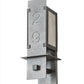 Meyda Lighting Estructura 7" 2-Light Pewter Personalized Wall Sconce With Whitestone Idalight Shade