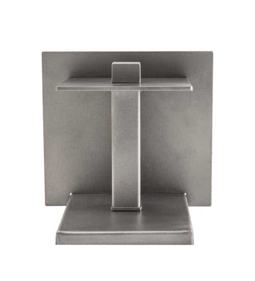 Meyda Lighting Estructura 7" 2-Light Pewter Wall Sconce With Whitestone Idalight Shade Glass
