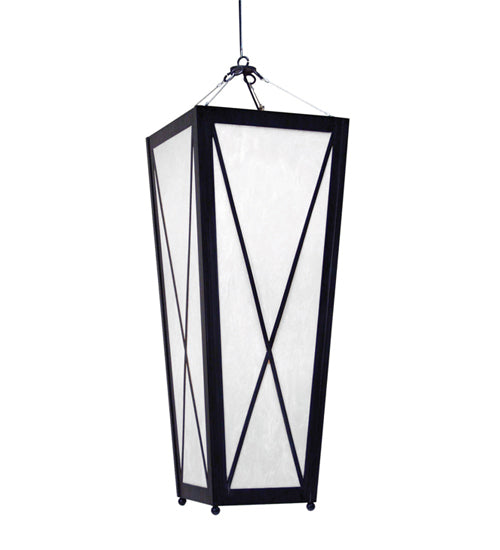Meyda Lighting Eures 18" 8-Light Coffee Bean Pendant Light With White Statuario Idalight Shade