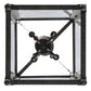 Meyda Lighting Eures 26" 8-Light Antique Irongate Pendant Light With Clear Crystal Idalight Shade Glass