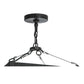 Meyda Lighting Eures 26" 8-Light Antique Irongate Pendant Light With Clear Crystal Idalight Shade Glass