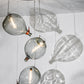 Meyda Lighting Euri Tanta 40" 3-Light Vintage Copper Pouring Cascading Pendant Light With Clear Shade Glass
