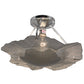 Meyda Lighting Evolvulus 17" Chrome Canopy Semi-flush Mount Ceiling Light