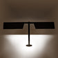 Meyda Lighting Exeter 24" 2-Light Bronze Banker's Table Lamp With Hailstone Rain Idalight Shade