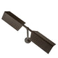 Meyda Lighting Exeter 24" 2-Light Bronze Banker's Table Lamp With Hailstone Rain Idalight Shade