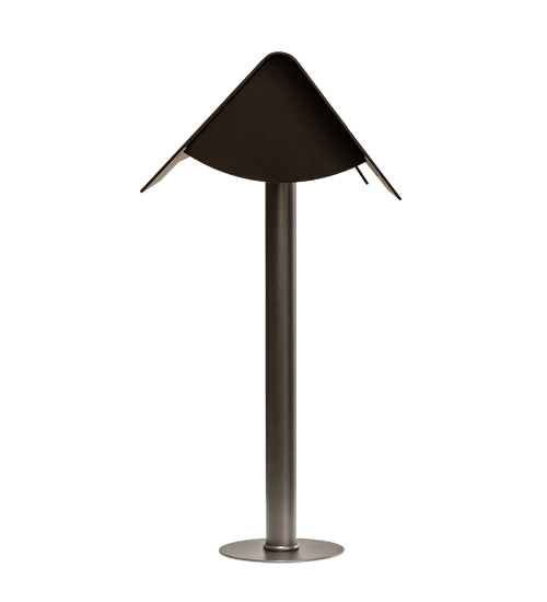 Meyda Lighting Exeter 24" 2-Light Bronze Banker's Table Lamp With Hailstone Rain Idalight Shade