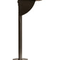 Meyda Lighting Exeter 24" 2-Light Bronze Banker's Table Lamp With Hailstone Rain Idalight Shade